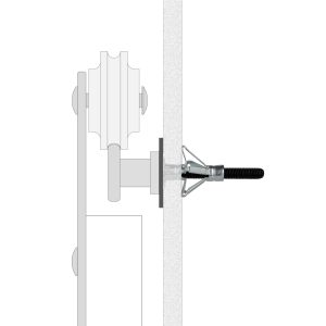 Montageset für Gipskartonwände für Smart-Schiebetürsystem