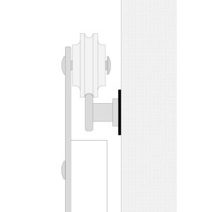 Metallscheibe-Set für weiche Wände oder schwere Türen